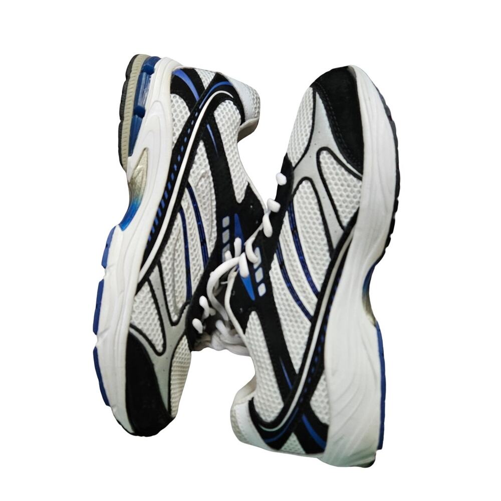 Starter Men’s Size 9 Athletic Sneakers White Black Blue Running Gym Shoes